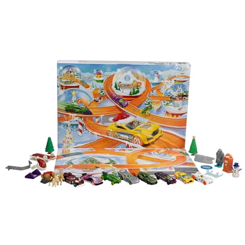 Hot Wheels Toy Cars Advent Calendar