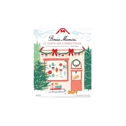 Bonne Maman Limited Edition Advent Calendar with 12 Mini Spreads