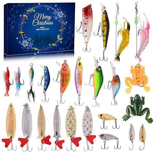 Fishing Lures Advent Calendar Christmas Countdown
