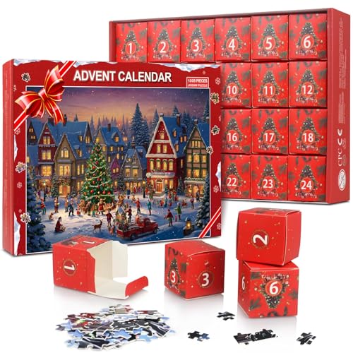 Christmas Jigsaw Puzzle Advent Calendar With 1,008 Pieces