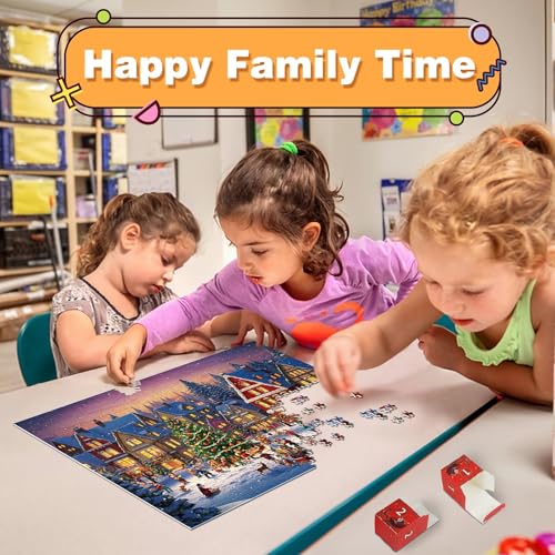 Christmas Jigsaw Puzzle Advent Calendar With 1,008 Pieces - Image 3