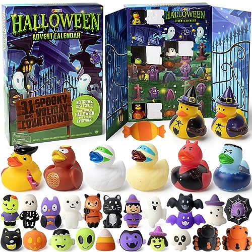 Halloween Advent Calendar with Mochi Rubber Duck Toys by JOYIN