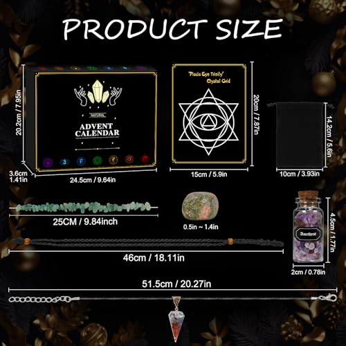 Healing Crystals Natural Gemstones Advent Calendar - Image 2