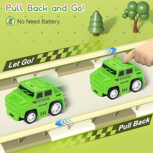 Surprise Pull Back Car Toys Advent Calendar for Babies & Kids - Image 3