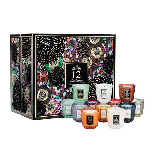 Voluspa 12 Day Advent Calendar Scented Candles