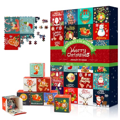 1,000 Pieces Adults Christmas Puzzle Advent Calendar