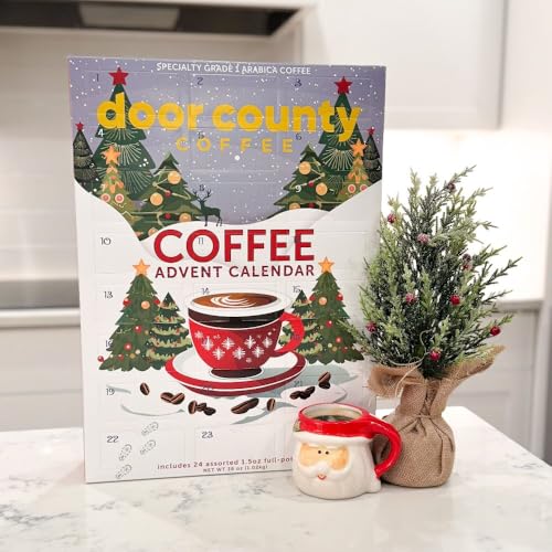 24 Full-Pot Bags Flavored Ground Coffee Advent Calendar by Door County Coffee - Image 3