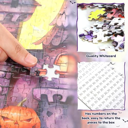 30-Day Haunted House Jigsaw Puzzle Halloween Advent Calendar - Image 4