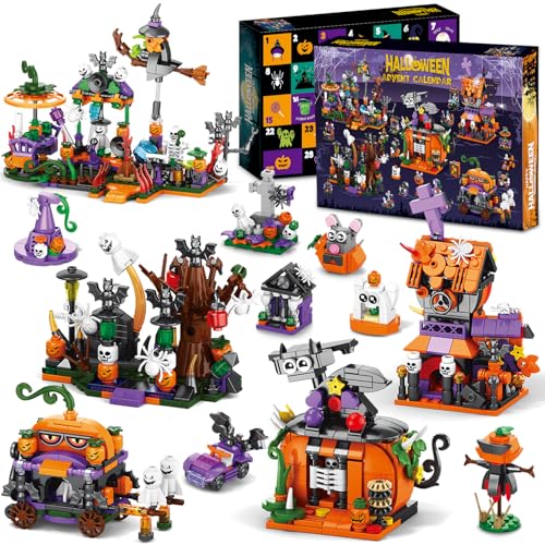 31-Day Haunted House Building Set Halloween Advent Calendar