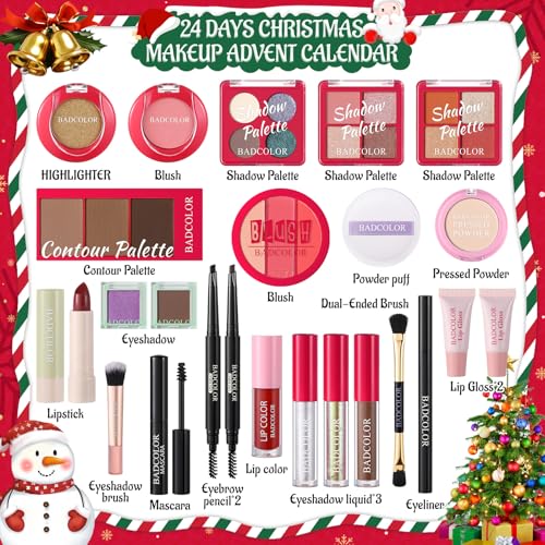 BADCOLOR Makeup & Cosmetics Starter Set Advent Calendar - Image 2