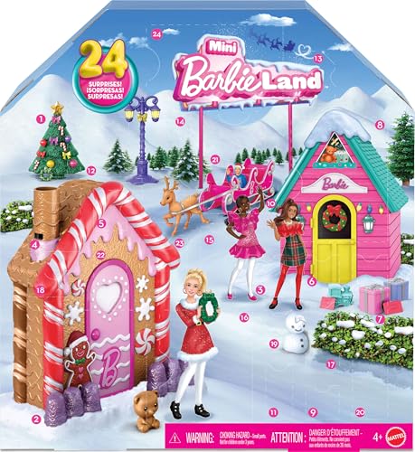 Barbie Mini Land Winter Village Collectible Advent Calendar