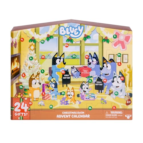 Bluey Christmas Swim Figurines & Accessories Advent Calendar