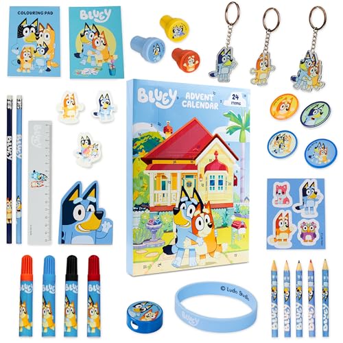 Bluey Kids Stationery Advent Calendar