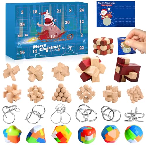 Brain Teaser Puzzles for Kids Advent Calendar