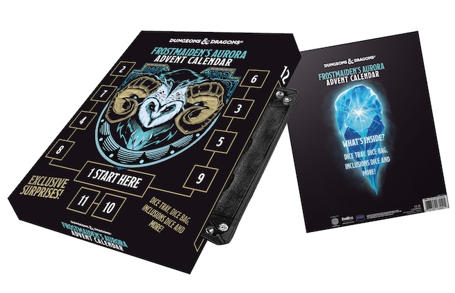 Dungeons & Dragon’s Frostmaiden’s Aurora Dice Advent Calendar by FanRoll