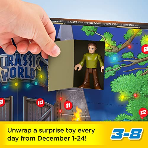 Fisher-Price Imaginext Jurassic World Dinosaur Toy Advent Calendar - Image 2