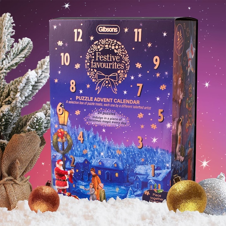 Gibsons Festive Favourites Puzzle Advent Calendar