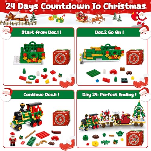 Kids Train Building Kit Advent Calendar - Image 4