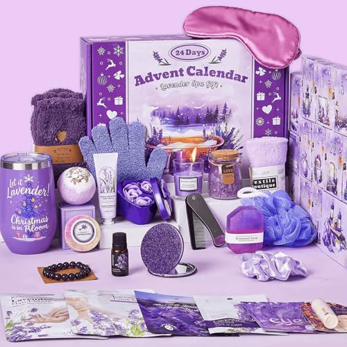 Lavendar Spa & Bath Treats Advent Calendar