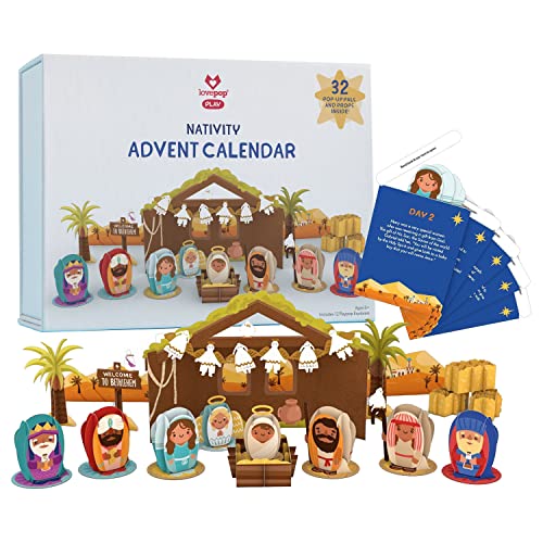 Lovepop Nativity Scene 3D Pop-Up Paper Advent Calendar