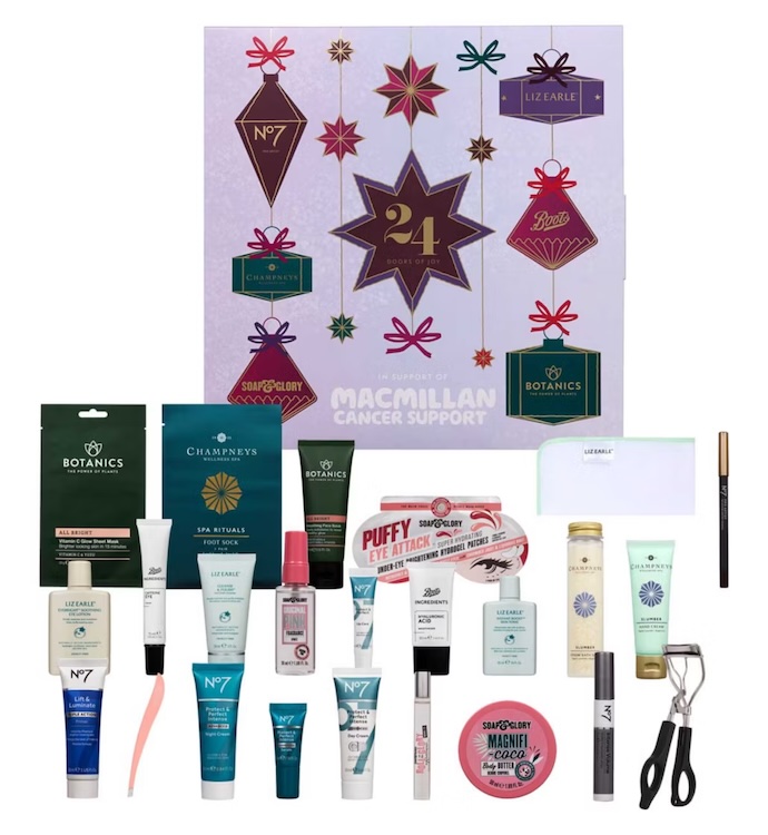 Macmillan 24 Doors Of Joy Beauty Advent Calendar