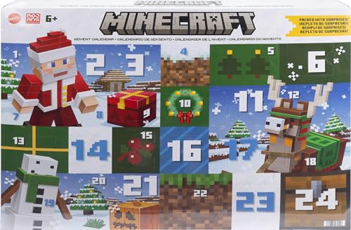 Mattel Minecraft Action Figures & Accessories Advent Calendar