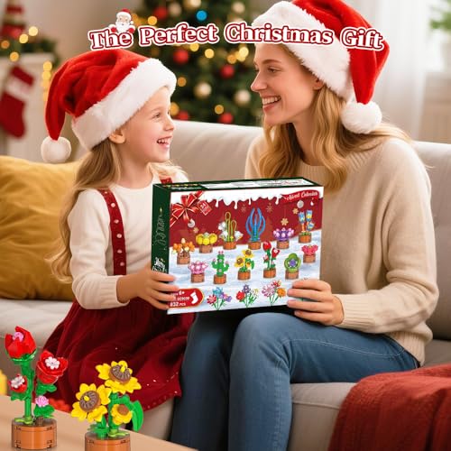 Mini Flower Building Set Advent Calendar - Image 5