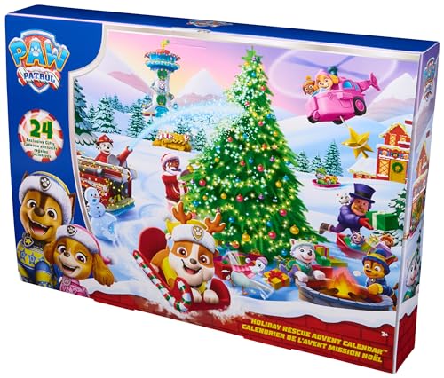 PAW Patrol Holiday Rescue Figures Advent Calendar