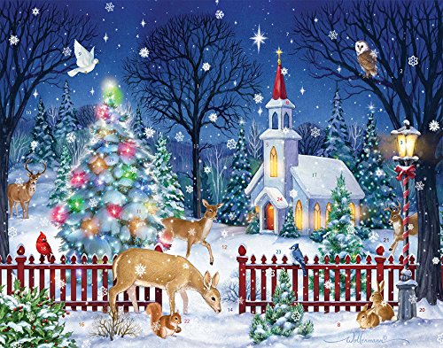 Peaceful Night Pictures Advent Calendar by Vermont Christmas Company