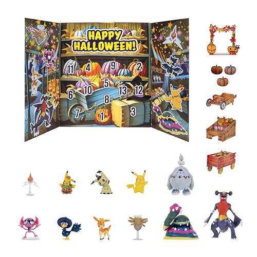 Pokémon Battle Figures Halloween Calendar