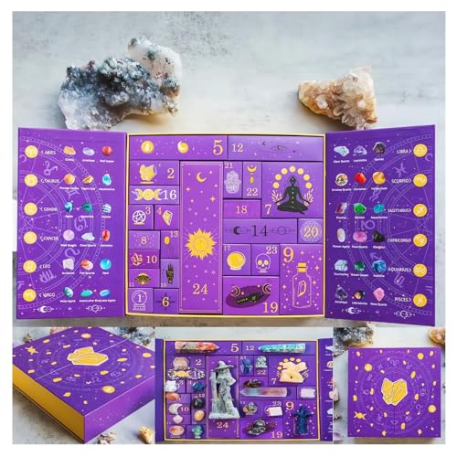 Reiki Crystal Gemstone Halloween Countdown Calendar