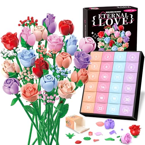 Roses Bouquet Building Set Advent Calendar