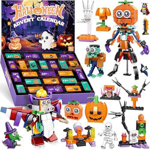 Scary and Cute Building Block Halloween Advent Calendar