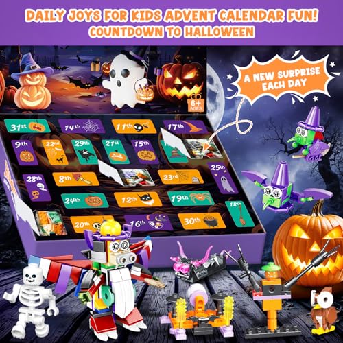 Scary and Cute Building Block Halloween Advent Calendar - Image 2