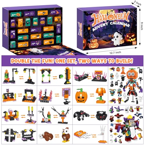 Scary and Cute Building Block Halloween Advent Calendar - Image 3
