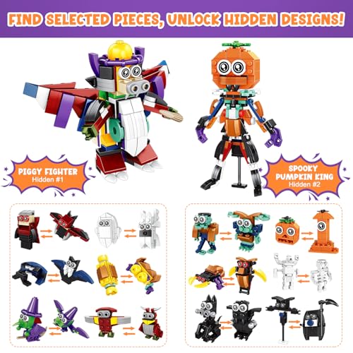 Scary and Cute Building Block Halloween Advent Calendar - Image 4