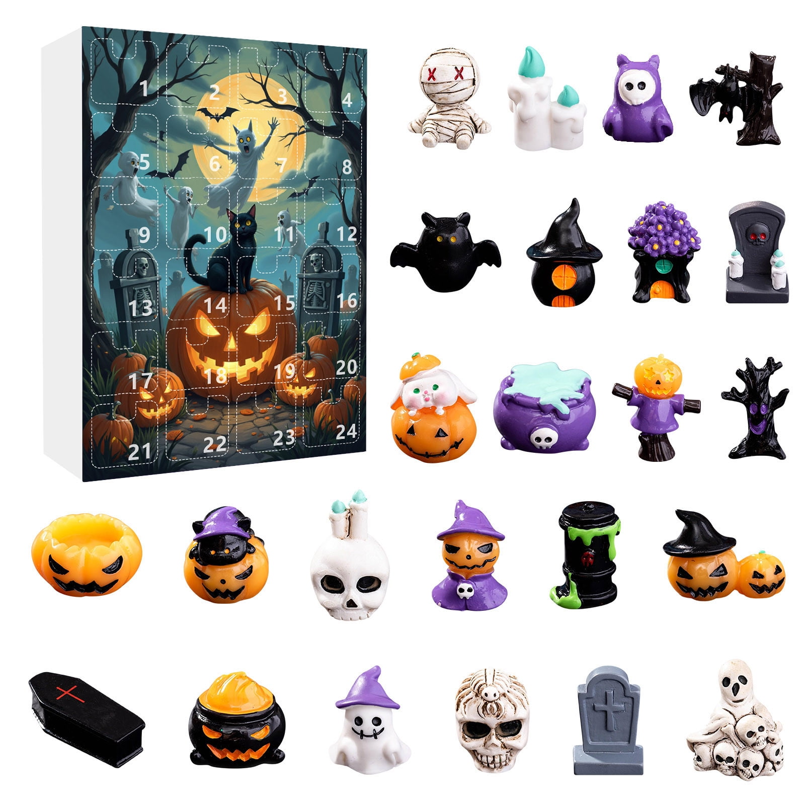 Spooky Cute Kids Figures Halloween Countdown Calendar - Image 2