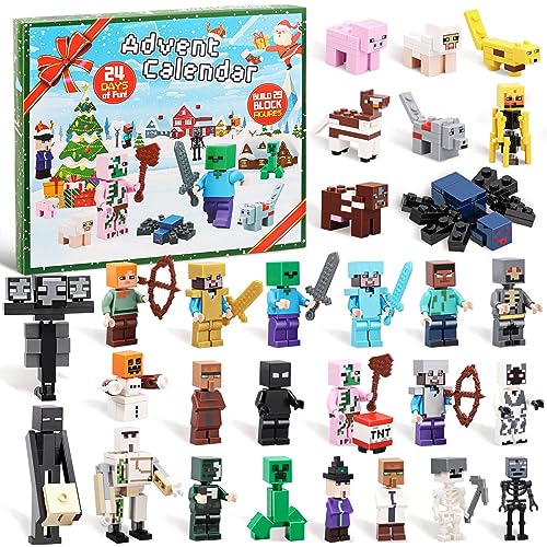 Toy Figures Building Blocks Advent Calendar