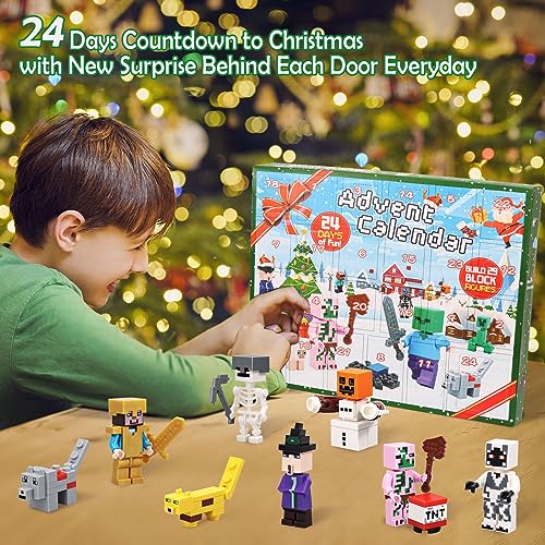 Toy Figures Building Blocks Advent Calendar - Image 2