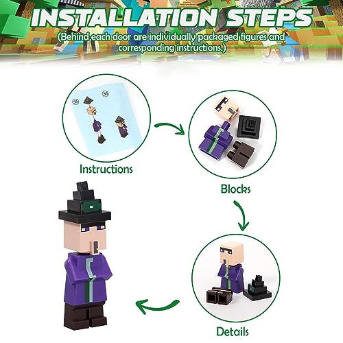 Toy Figures Building Blocks Advent Calendar - Image 4