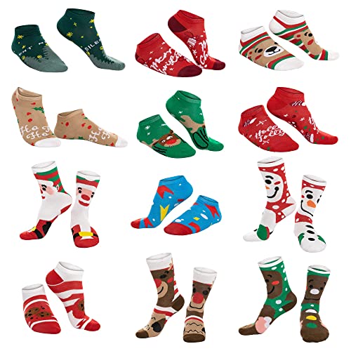 Warm Christmas Socks Advent Calendar - Image 2