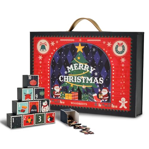 WOODBESTS Wooden Puzzle for Adults Advent Calendar 2025
