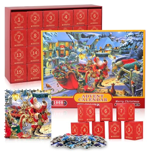1,008 Pieces Jigsaw Puzzle Advent Calendar