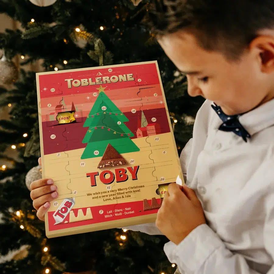 YourSurprise Toblerone Adventskalender met Eigen Foto