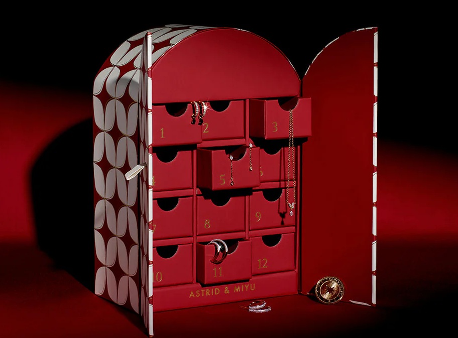 Astrid & Miyu 12 Day Gold Advent Calendar
