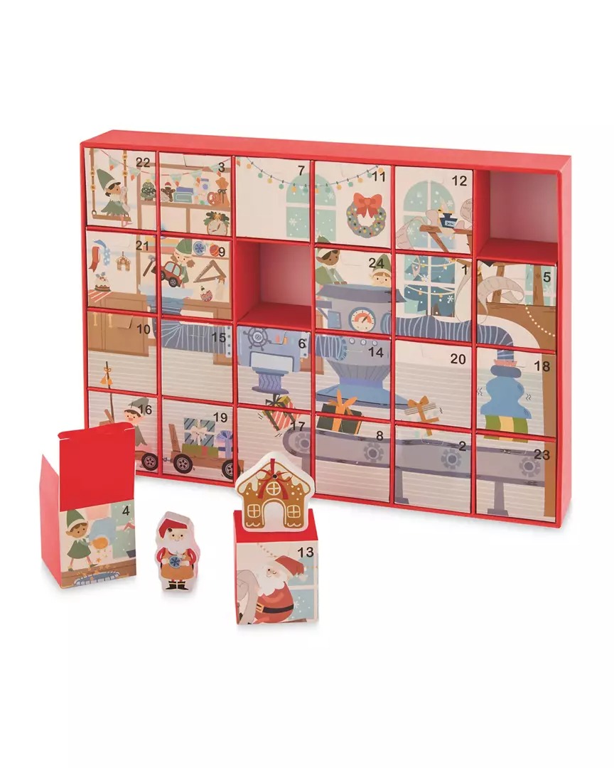Aldi Little Town Wooden Toys Advent Calendar 2025 - Image 4