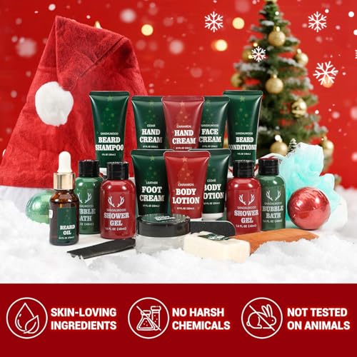 Body & Earth Men’s Bath & Body Spa Advent Calendar - Image 5