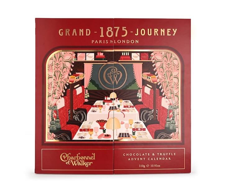 Charbonnel et Walker 1875 Grand Journey Chocolate & Truffle Advent Calendar
