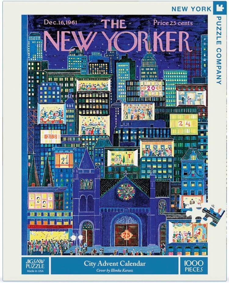 New York Puzzle Company City Advent Calendar