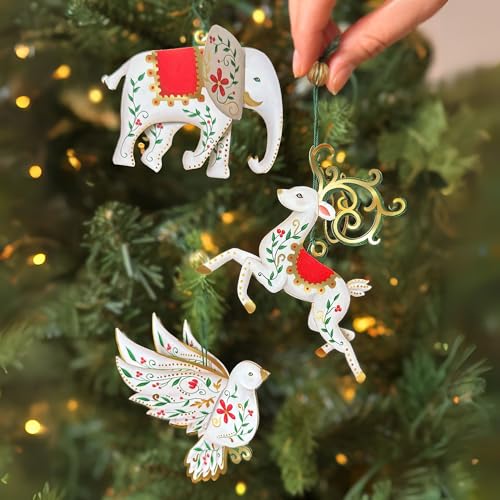 Freshcut Paper Enchanted Forest Christmas Ornaments Advent Calendar - Image 4